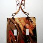 2 Kokopelli Flute Players Double Switch Cover Plate by Steel Images USA 022315F