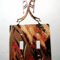 2 Kokopelli Flute Players Double Switch Cover Plate by Steel Images USA 022315F