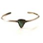 Vintage Native American Sterling & Turquoise Cuff Bracelet