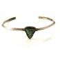 Vintage Native American Sterling & Turquoise Cuff Bracelet
