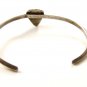 Vintage Native American Sterling & Turquoise Cuff Bracelet