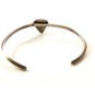 Vintage Native American Sterling & Turquoise Cuff Bracelet