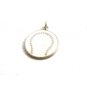 1960's Baseball / Softball White Enamelled Charm 61814