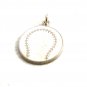 1960's Baseball / Softball White Enamelled Charm 61814