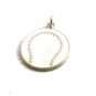 1960's Baseball / Softball White Enamelled Charm 61814