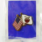 Mint Vintage 1970's-1980s USA Flag Masonic Shriner Flag In Original Plastic