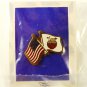 Mint Vintage 1970's-1980s USA Flag Masonic Shriner Flag In Original Plastic