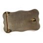 Vintage 2 Tone Western Cowboy Nickel Silver Alaska Belt Buckle