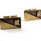 1950's - 1960's Green / Roman Warrior Head Cufflinks 72214