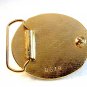 Vintage Fireman's Best Friend Enameled Belt Buckle