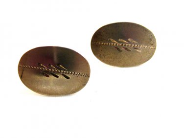 Vintage Retro PRK Sterling Silver Cufflinks 09092013lp