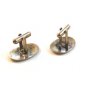 Vintage Retro PRK Sterling Silver Cufflinks 09092013lp