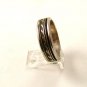 Vintage Sterling Silver Spinner Engagement Ring Size 13