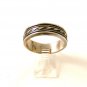 Vintage Sterling Silver Spinner Engagement Ring Size 13