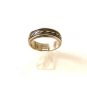 Vintage Sterling Silver Spinner Engagement Ring Size 13