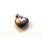 Vintage Sterling Silver Puffy Heart Pendant