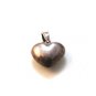 Vintage Sterling Silver Puffy Heart Pendant