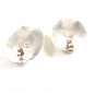 Sterling Silver & Black Onyx Pieced Earrings Signed ND