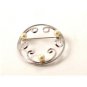 Vintage Beau Sterling Silver And Pearl Brooch