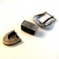 Vintage Sterling Silver Belt Buckle by Lorenzi of Milan Italy