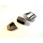 Vintage Sterling Silver Belt Buckle by Lorenzi of Milan Italy