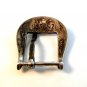 Vintage Sterling Silver Belt Buckle by Lorenzi of Milan Italy