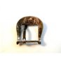 Vintage Sterling Silver Belt Buckle by Lorenzi of Milan Italy