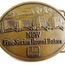1989 New 5 Series Round Balers Belt Buckle by John Deere