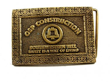 Made in USA OSP Construction Southwestern Bell Belt Buckle 11012013