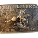 Vintage Pony Express First With The U.S. Mail Buckle