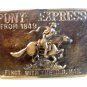 Vintage Pony Express First With The U.S. Mail Buckle