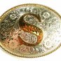 Vintage Silvertone Iitial / Letter S Belt Buckle By Award Design Medals 62915