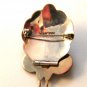 Vintage Siam Sterling Black Niello Enamel Peacock Brooch