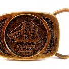Vintage Captain Black Pipe Tobacco Belt Buckle