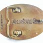 Vintage Solid Bronze Elephant Belt Buckle Made For Houston Safari Club 72015