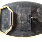 Vintage 1970's - 80's Solid Brass Belt Buckle by BTS