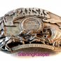 Vintage 1986 Siskiyou Kansas 125 Years of Statehood Belt Buckle