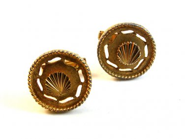 Vintage Gold Tone Cufflinks