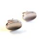 Vintage Silver Tone Cufflinks Signed With The Letter A