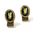 Vintage Goldtone Babies Dancing Wrap Around Cufflinks Unbranded 71015