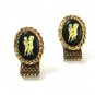 Vintage Goldtone Babies Dancing Wrap Around Cufflinks Unbranded 71015