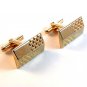 Vintage 1950's - 1960's Gold Tone Cufflinks by Hickok U.S.A.