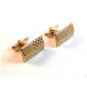 Vintage 1950's - 1960's Gold Tone Cufflinks by Hickok U.S.A.