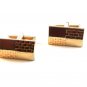 Vintage 1950's - 1960's Gold Tone Cufflinks by Hickok U.S.A.