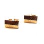 Vintage 1950's - 1960's Gold Tone Cufflinks by Hickok U.S.A.