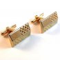 Vintage 1950's - 1960's Gold Tone Cufflinks by Hickok U.S.A.