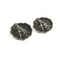 1970's True Vintage Caveman & Woman & Club Cufflinks Unmarked 102414