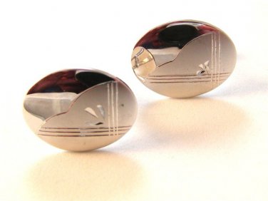 Vintage Sterling Silver Cuff Links Cufflinks