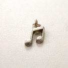 Vintage Sterling Silver Musical Note Charm