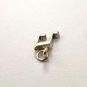 Vintage Sterling Silver Musical Note Charm